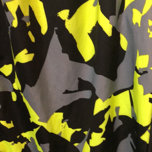 Nike shorts Boys XL abstract neon athletic basketball dri-fit pull on long punk - Picture 3 of 9